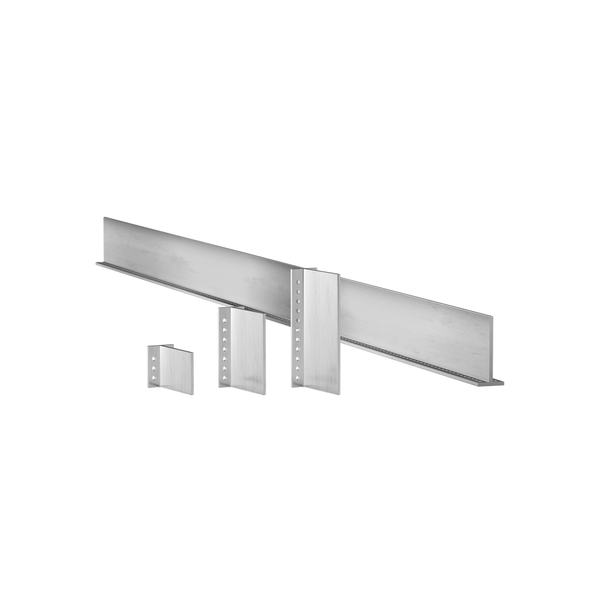 Slim concealed beam connector — Rothoblaas ALUMINI