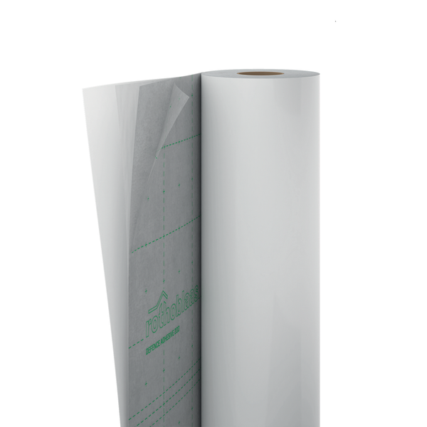 Self-adhesive protective membrane for CLT — Rothoblaas Defence Adhesive