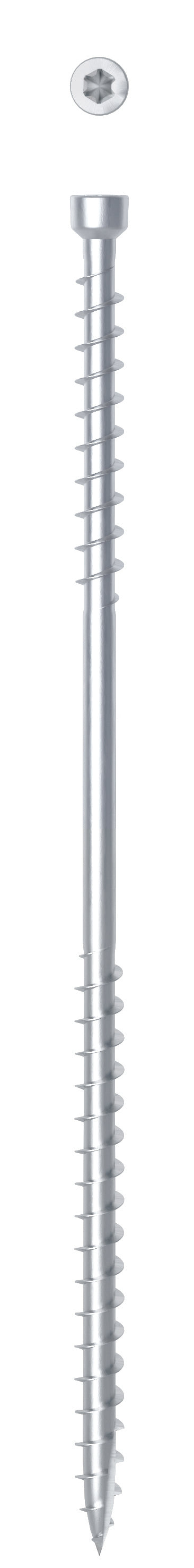 Double threaded screw for insulation — DGZ