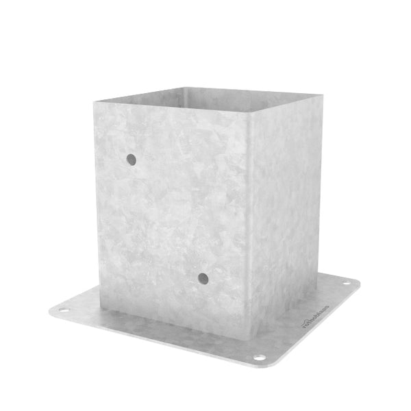 Heavy-duty square sleeve post base — Rothoblaas F50 — view 3