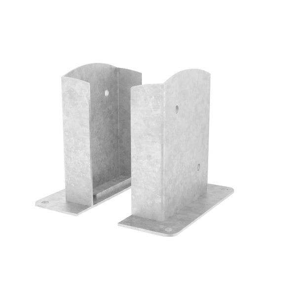Heavy-duty double sleeve post base — Rothoblaas FD20 — view 2