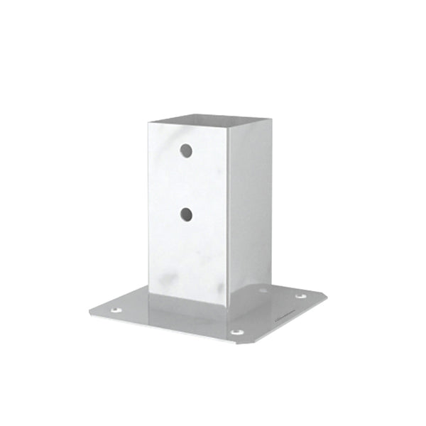 Stainless steel square sleeve post base — Rothoblaas FI10 / FI50 — view 3