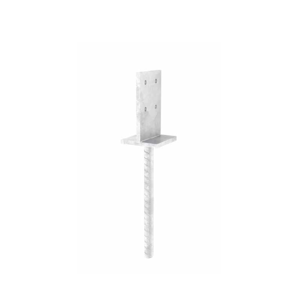 Post base with internal core for concrete — Rothoblaas M60