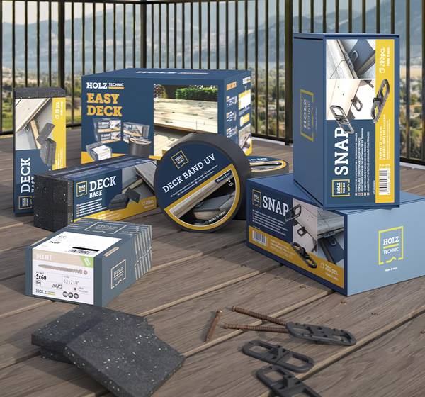 Complete decking fixing kit for up to 5 m² — EASYDECK5