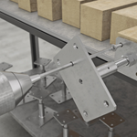 Adjustable post base kit with fasteners — Rothoblaas R60 Kit — view 5