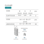 Timber connector kit — Rothoblaas CLIK KIT (screws included) — view 5