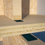 Resilient EPDM soundproofing profile — Rothoblaas Aladin Stripe — view 4