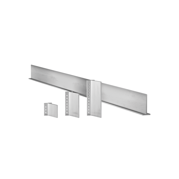 Slim concealed beam connector — Rothoblaas ALUMINI