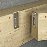 Timber-to-timber dovetail connector — Rothoblaas UV T — view 3
