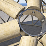 Removable concealed connector — Rothoblaas DISC FLAT — view 2