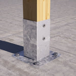 Square sleeve post base — Rothoblaas F10