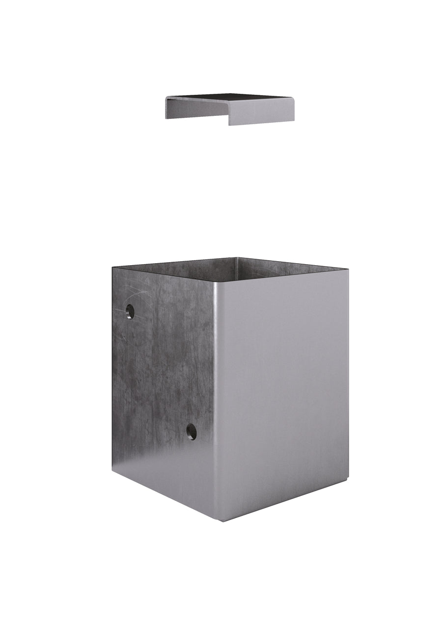 Sleeve post base with concealed base — Rothoblaas F11 — view 2
