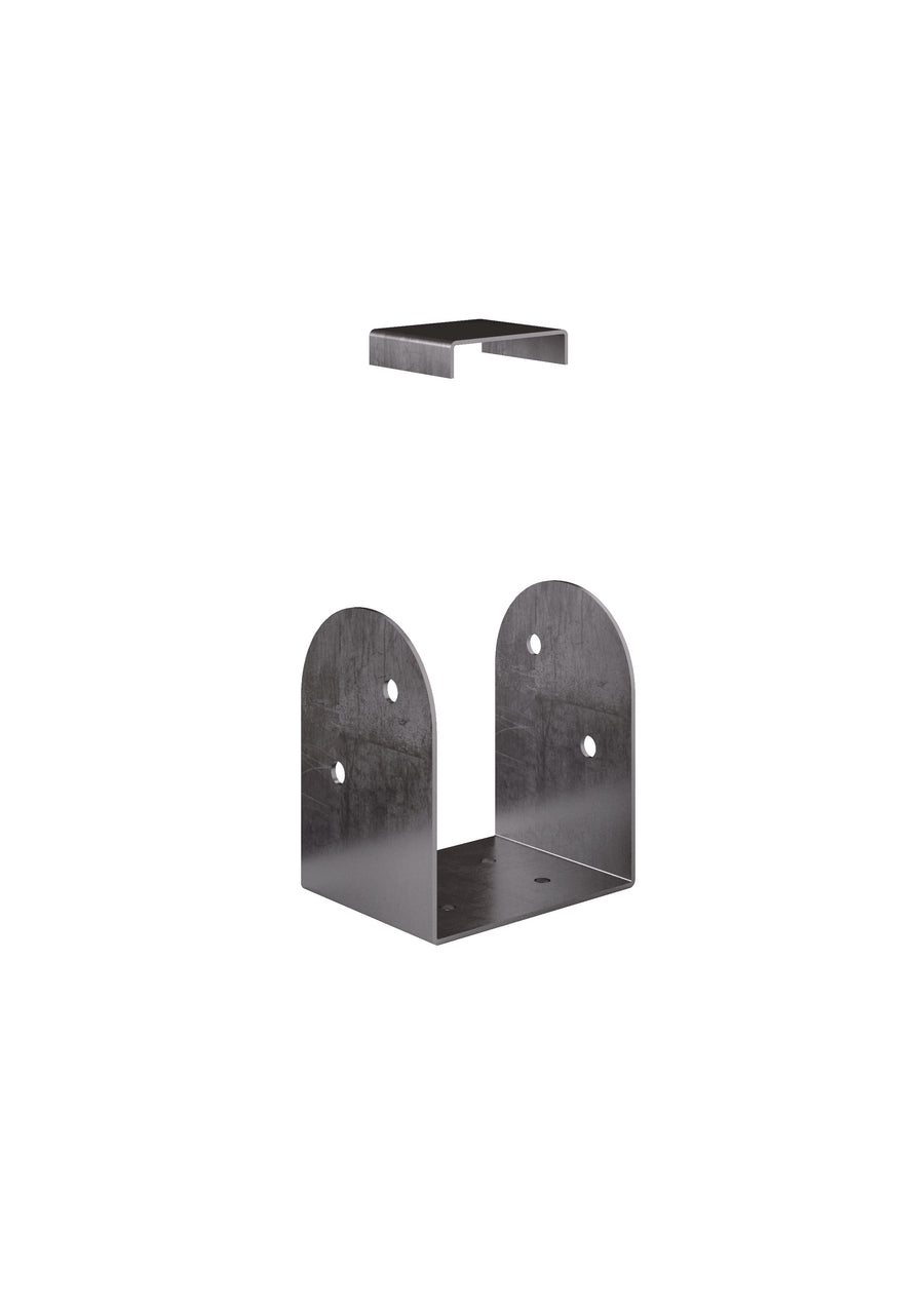 Open post base with concealed base — Rothoblaas F12 — view 2