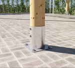 Round sleeve post base — Rothoblaas F20