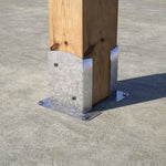 Heavy-duty double sleeve post base — Rothoblaas FD20
