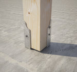 Double post base with internal wings — Rothoblaas FD50