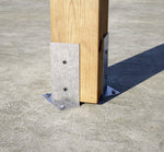 Double post base with external wings — Rothoblaas FD70