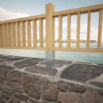 Stainless steel square sleeve post base — Rothoblaas FI10 / FI50