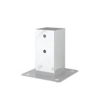 Stainless steel square sleeve post base — Rothoblaas FI10 / FI50 — view 3