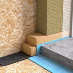 Resilient granular rubber soundproofing — Rothoblaas Granulo Stripe — view 2