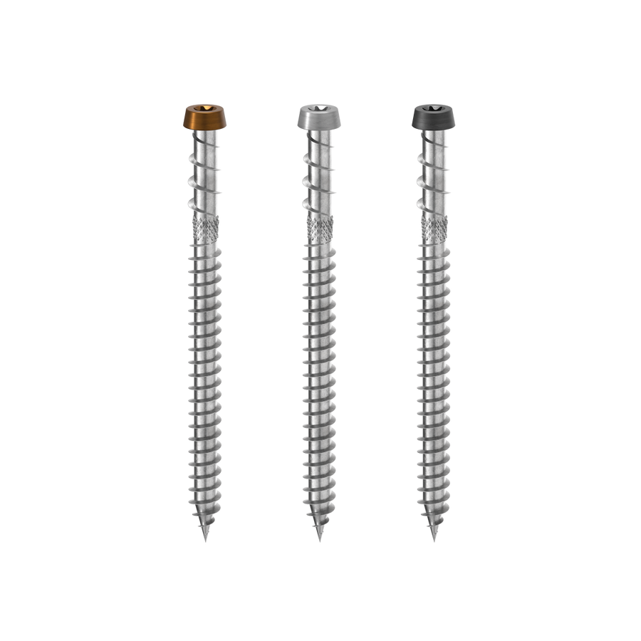 Cone-head A4 stainless decking screw — KKT COLOR