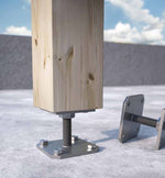 Adjustable post base with square base — Rothoblaas R40 S — view 3