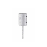 Round sleeve post base with rod for concrete — Rothoblaas M53