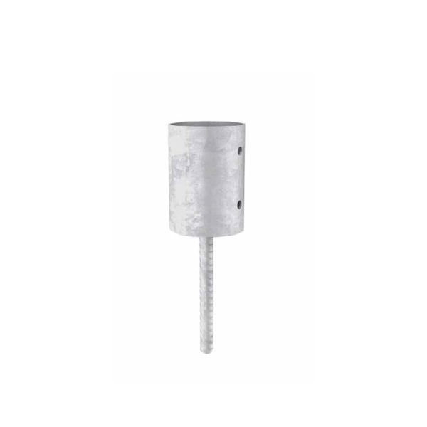 Round sleeve post base with rod for concrete — Rothoblaas M53
