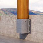 Wall-mounted post base — Rothoblaas M10