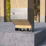 Sleeve post base with concealed base — Rothoblaas F11 — view 3