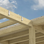 Concealed timber-to-timber beam connector — Rothoblaas LOCK T MIDI — view 4
