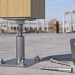 Adjustable post base — Rothoblaas R60 — view 3