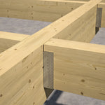 Metal beam hanger with internal wings — Rothoblaas BSI — view 3