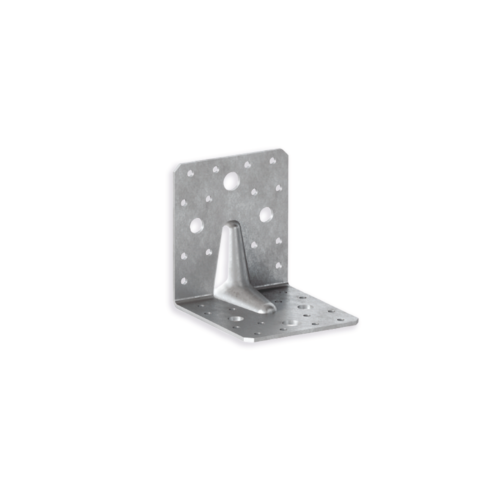 HT100 Reinforced Angle Bracket Zinc-Plated 90x100x3.0mm