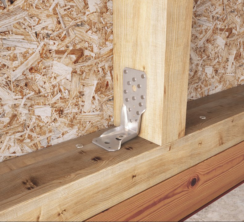 HTKR Reinforced Tensile Angle Bracket Zinc-Plated - Image 5